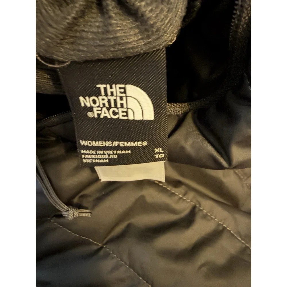 THE NORTH FACE MOSSBUD INSULATED REVERSIBLE JACKET WOMEN'S Black Grey XL Outdoor - Picture 3 of 4